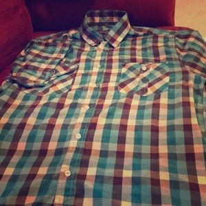 A casual dressed shirt for men and women.